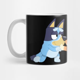 Bluey What a bad day to have eyes Mug